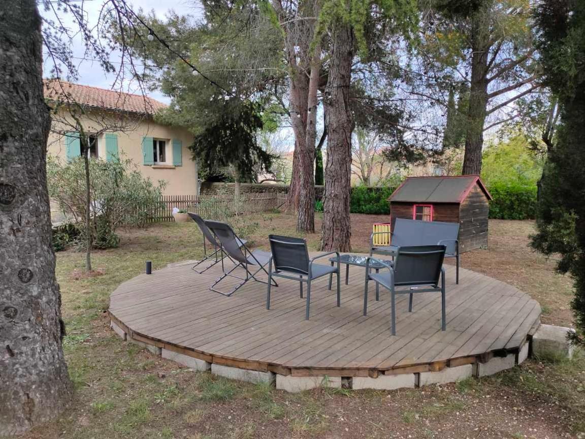 Appartement Avec Grand Jardin Et Parking, Uzès Exterior foto